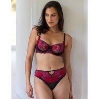 Pour Moi Embroidered Knickers Black Mix