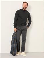 Cotton Rich Jumper with Cashmere