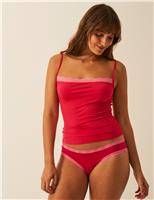 Lace Trim Square Neck Camisole