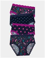 4pk Printed Full Briefs