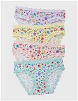 4 Pack Modal Rich Floral Bikini Knickers