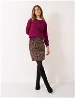 Cotton Rich Cable Knit Crew Neck Jumper
