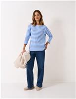 Pure Cotton Striped Top