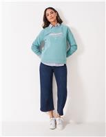 Cotton Rich Logo Graphic Sweatshirt