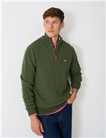 Wool Rich Half Zip Jumper
