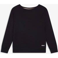 Boss Jersey Logo Pyjama Set Black
