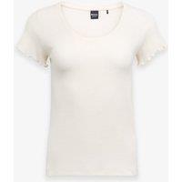 Boss Cotton Rich Pyjama Top White