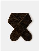 Faux Fur Leopard Stole