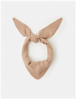 Knitted Triangle Scarf