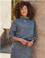 Textured Roll Neck Jumper