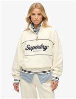 Cotton Rich Funnel Neck Sweatshirt