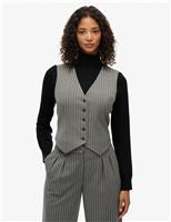 Slim Pinstripe Waistcoat