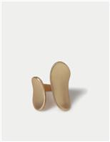 M&S Brushed Open Front Ring Gold
