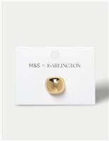 18ct Real Gold Plated Smooth Dome Ring