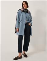 Boucle Collarless Coat