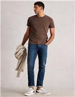 Pure Cotton Crew Neck T-Shirt