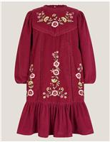 Cord Embroidered Dress (3-13 Yrs)