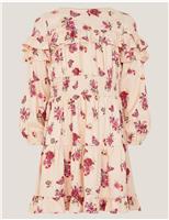 Floral Butterfly Frill Dress (3-13 Yrs)