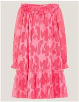 Floral Burnout Tiered Dress (3-13 Yrs)