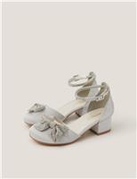 Kids Embellished Bow Sandals (8 Small - 3 Large)