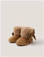 Kids Faux Fur Ankle Boots (10 Small - 4 Large)
