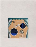 Pure Lambswool Textured Hat & Glove Set