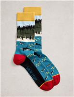 Cotton Rich Novelty Socks