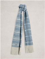 Fair Isle Knitted Scarf