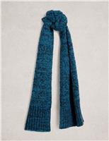 Cotton Rich Knitted Scarf