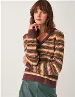 Fair Isle V-Neck Jumper & Scarf Set