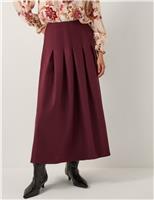 Pleated Midi Skirt