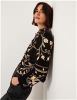 Velvet Embroidered Jacket