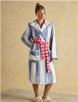 Hooded Striped Dressing Gown