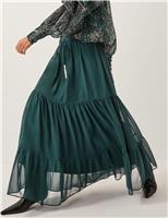 Chiffon Maxi Tiered Skirt