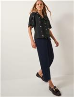 Embroidered Collared Shirt