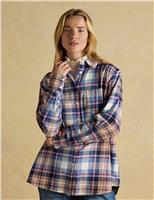 Pure Cotton Checked Collared Shirt