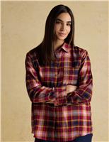 Brushed Pure Cotton Checked Shirt