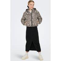 Kids Only Animal Print Short Puffer Jacket (8-14 Yrs) Multi