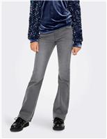 Regular Cotton Rich Flared Jeans (8-14 Yrs)