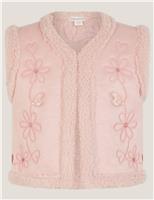 Floral Embroidered Gilet (3-13 Yrs)