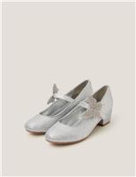 Kids Glitter Sparkle Butterfly Shoes (7 Small - 4 Large)