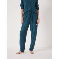 HUSH Supersoft Drawstring Cuffed Joggers Teal Green