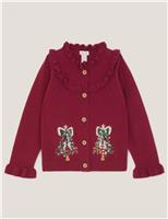 Christmas Tree Knitted Cardigan (3-13 Yrs)