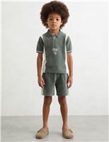 Chenille Side Stripe Shorts (3-14 Yrs)