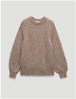 Alpaca Wool Blend Relaxed Jumper