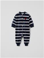 Cotton Rich Striped Romper (1-12 Mths)