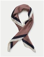 White Detail Edge Scarf