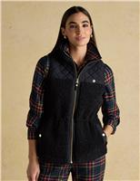 Fleece Funnel Neck Zip Up Gilet