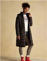 Hooded Quilted Longline Puffer Coat