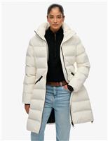 Hooded Padded Longline Puffer Jacket